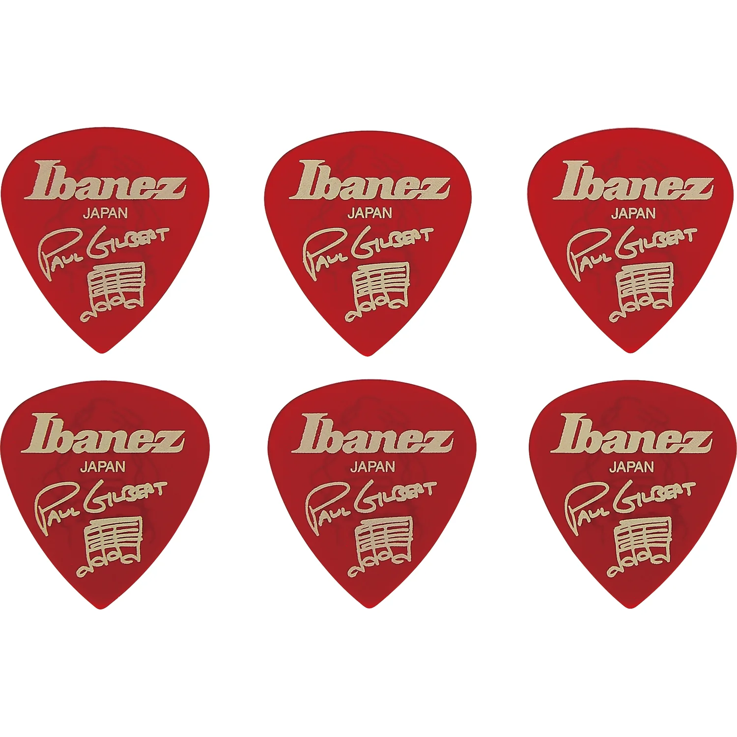 Ibanez B1000PG Paul Gilbert Guitar Picks - Set of 6 - Image 6