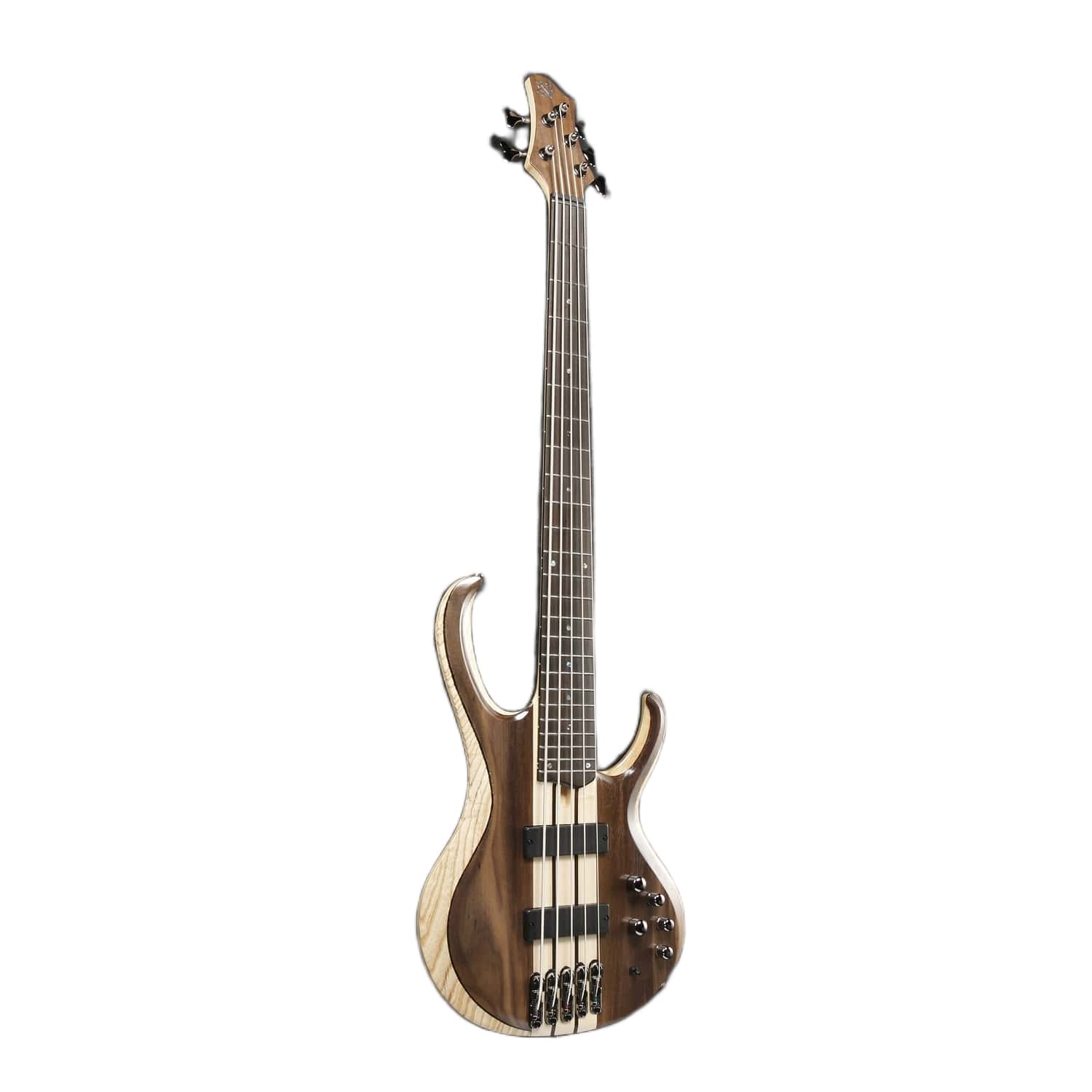Ibanez BTB745 5 String Bass Guitar - Natural Low Gloss - Image 2