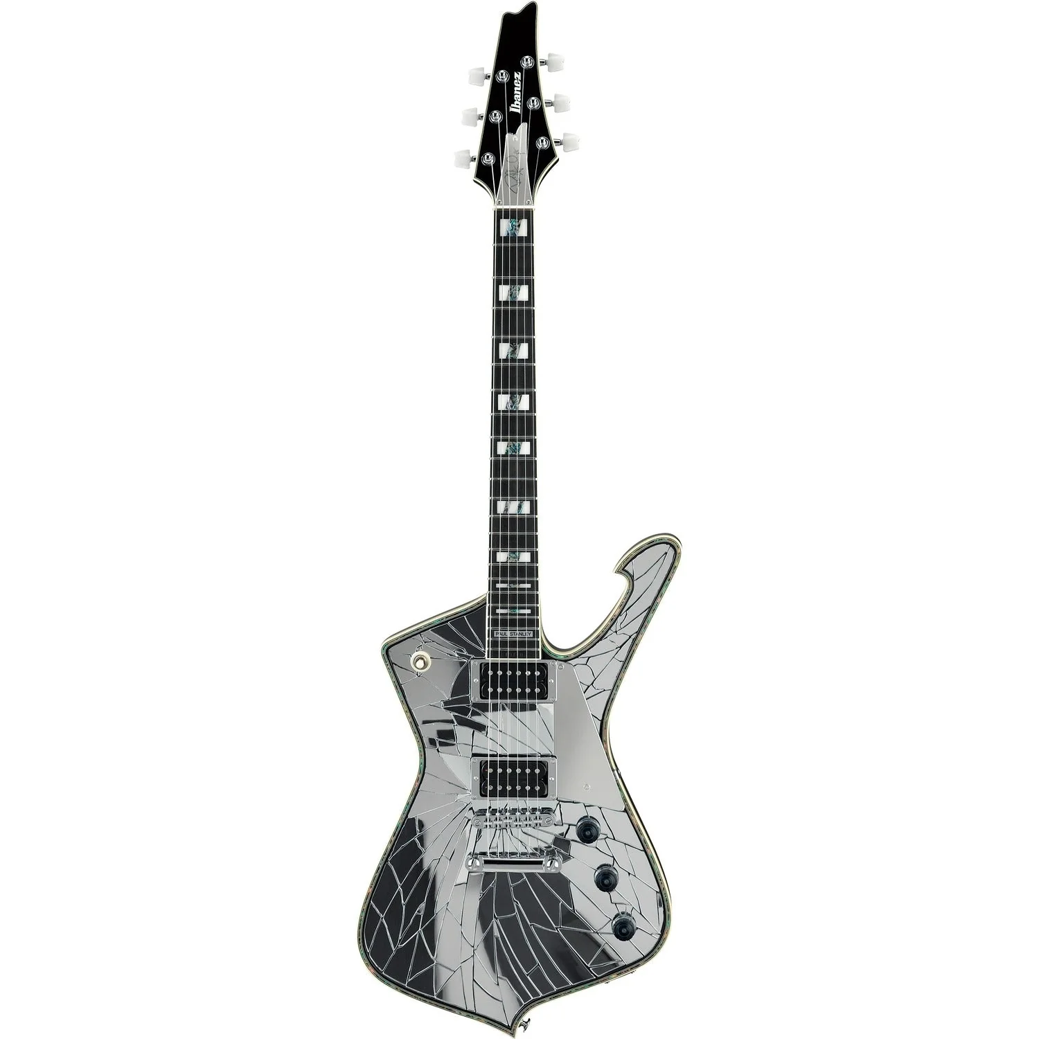Ibanez PS1CM Paul Stanley Signature The Cracked Mirror 6 String Electric Guitar