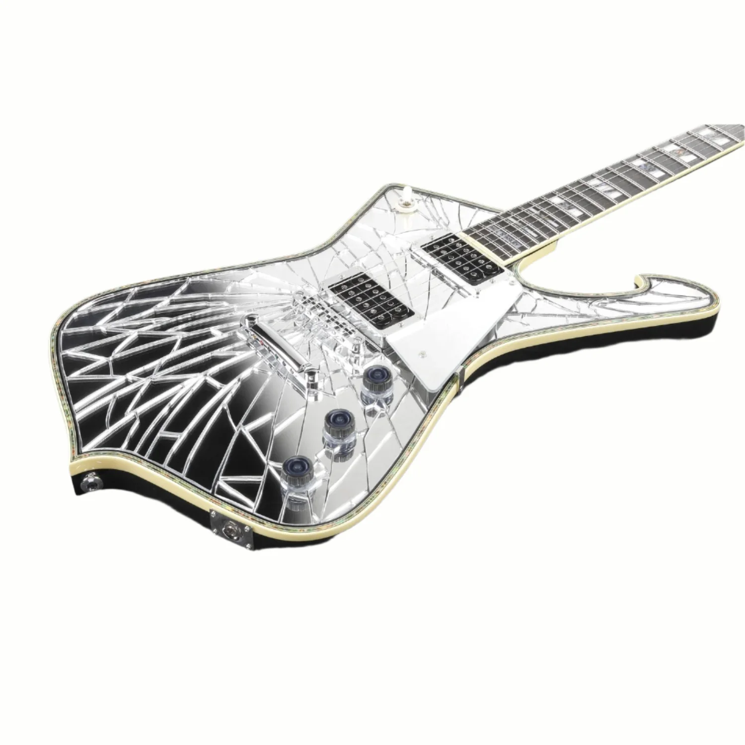 Ibanez PS1CM Paul Stanley Signature The Cracked Mirror 6 String Electric Guitar - Image 3