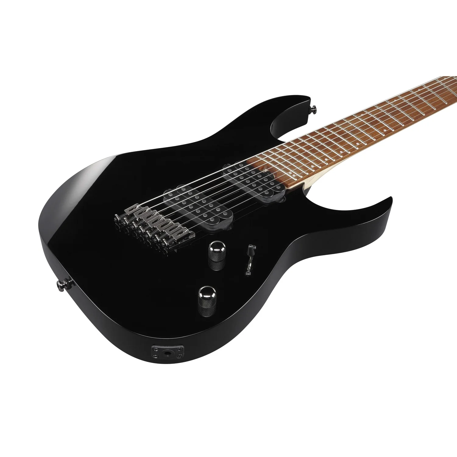 Ibanez RGMS7 RG Standard Multi Scale 7 String Electric Guitar - Black - Image 3