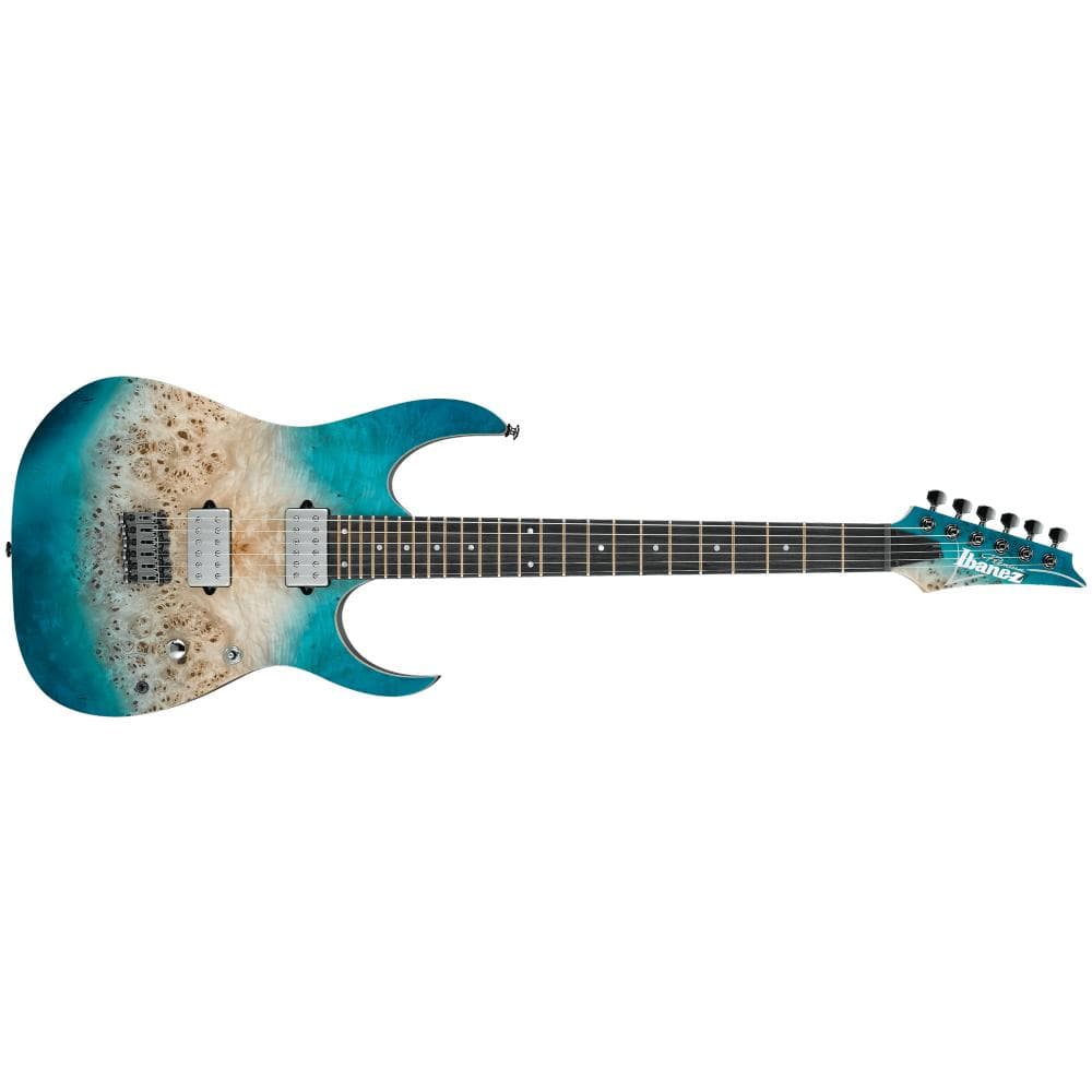 Ibanez RG1121PB RG Premium 6-String Electric Guitar With Bag - Caribbean Islet Flat - Image 2
