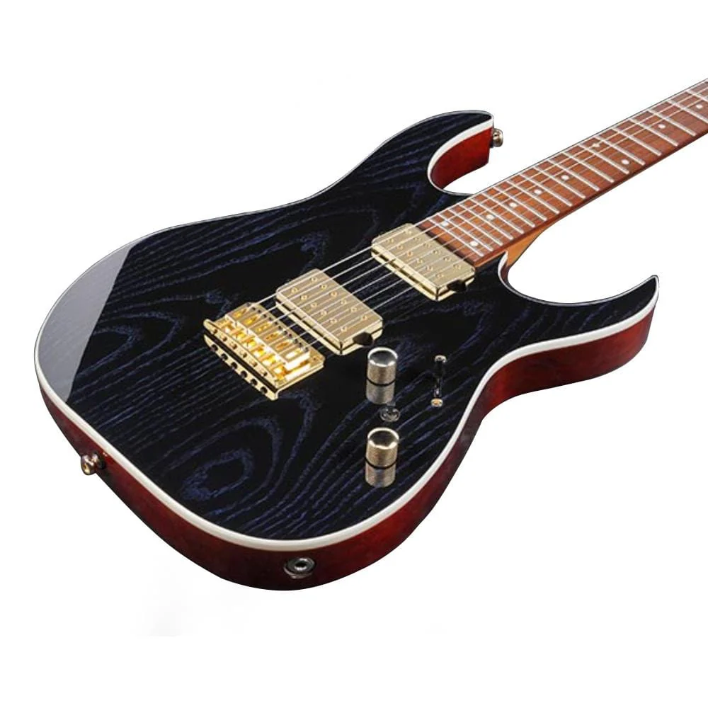 Ibanez RG421HPAH RG Standard 6 String Electric Guitar - Blue Wave Black - Image 3