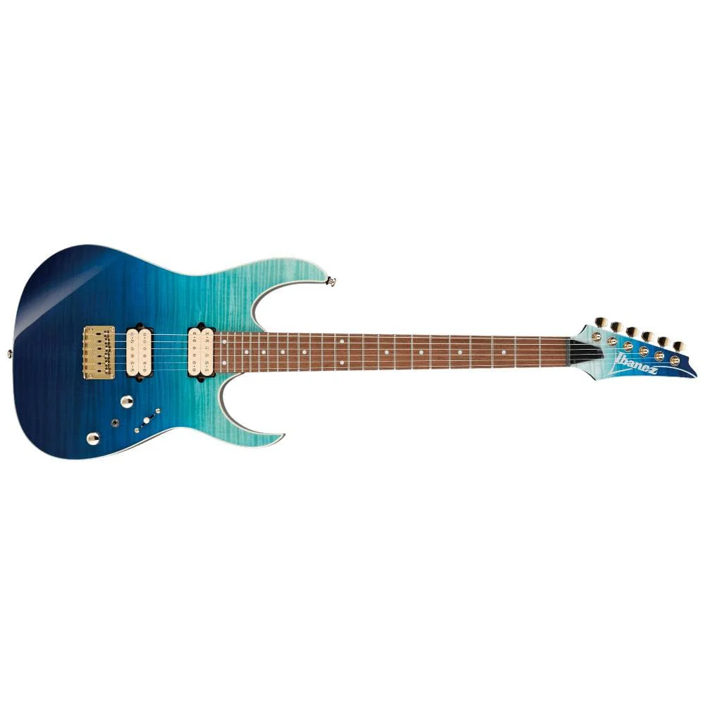 Ibanez RG421HPFM RG Standard Series 6 String Electric Guitar- Blue Reef Gradation - Image 2