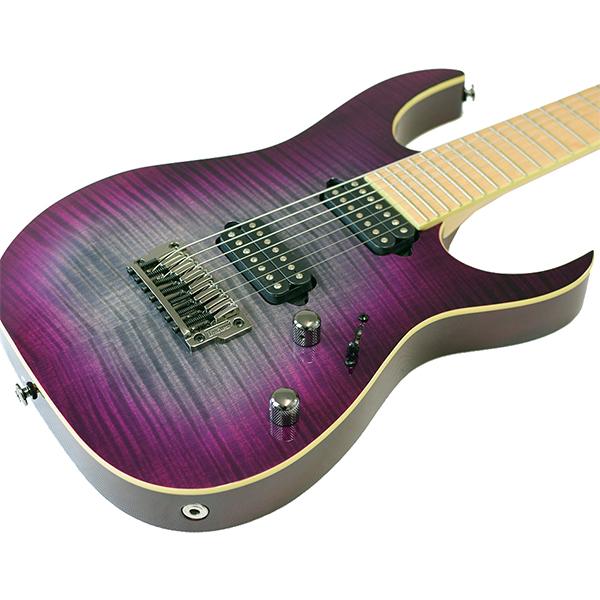 Ibanez RG752FMMSF 7 String Electric Guitar - Doom Purple Burst - Image 2