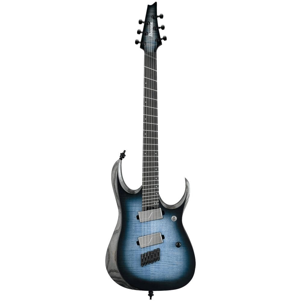 Ibanez RGD61ALMS RGD Axion Label 6 String Electric Guitar - Cerulean Blue Burst Low Gloss