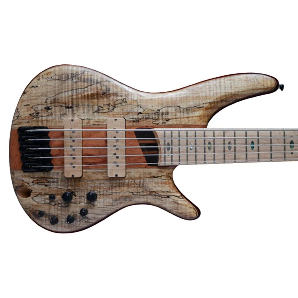 Ibanez SR5 SMLTD 5 String Limited Edition Bass Guitar - Natural Flat - Image 6