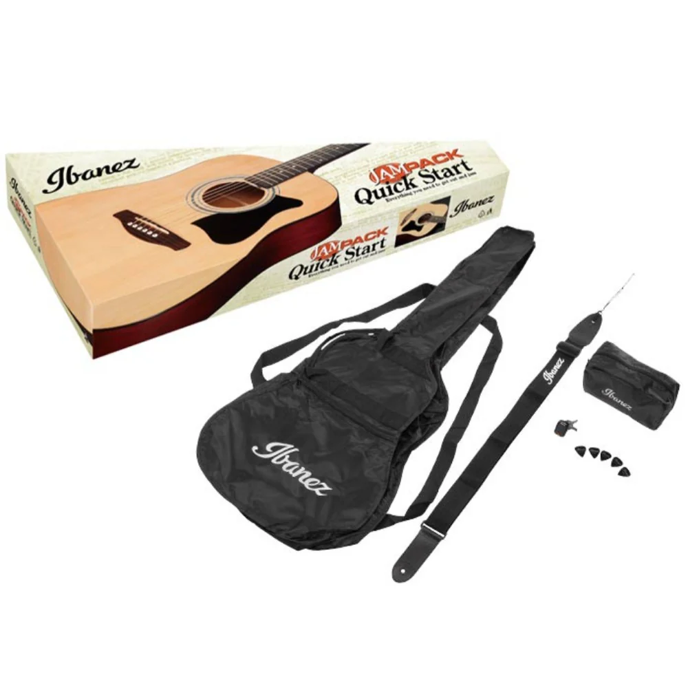Ibanez V50NJP 6 String Acoustic Guitar Pack - Image 2