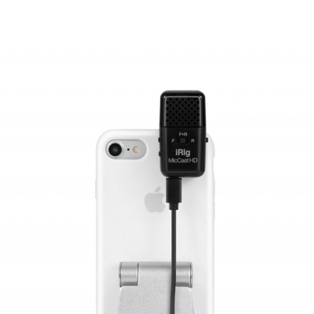 IK Multimedia iRig Mic Cast HD Dual Sided Digital Voice Condenser Microphone - Image 2