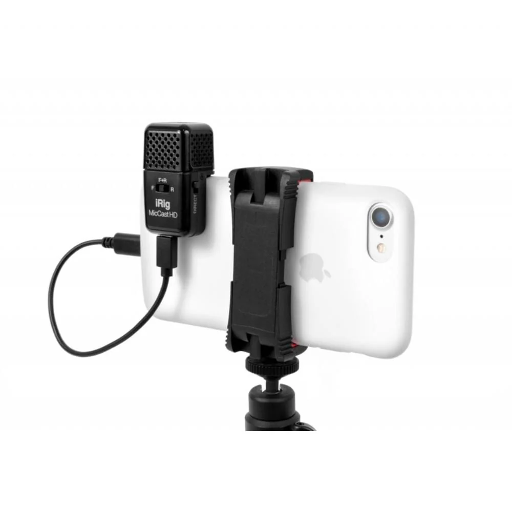 IK Multimedia iRig Mic Cast HD Dual Sided Digital Voice Condenser Microphone - Image 3