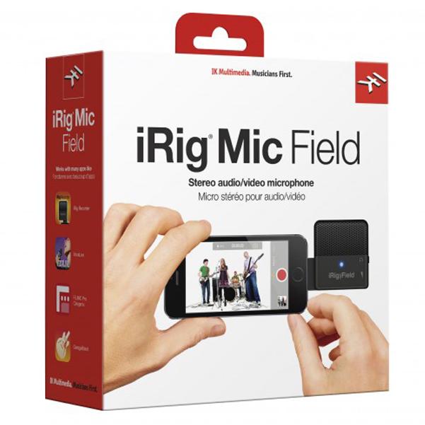 IK Multimedia iRig Mic Field Stereo Plug-in Condenser Microphone - Image 5
