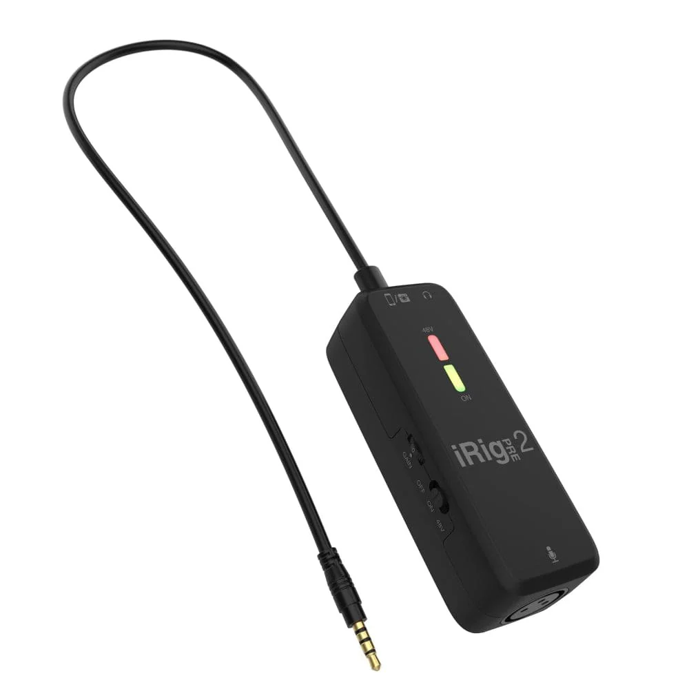 IK Multimedia iRig Pre 2 Mobile Microphone Interface - Open Box - Image 3