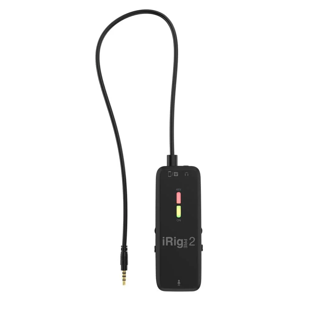 IK Multimedia iRig Pre 2 Mobile Microphone Interface - Open Box - Image 4