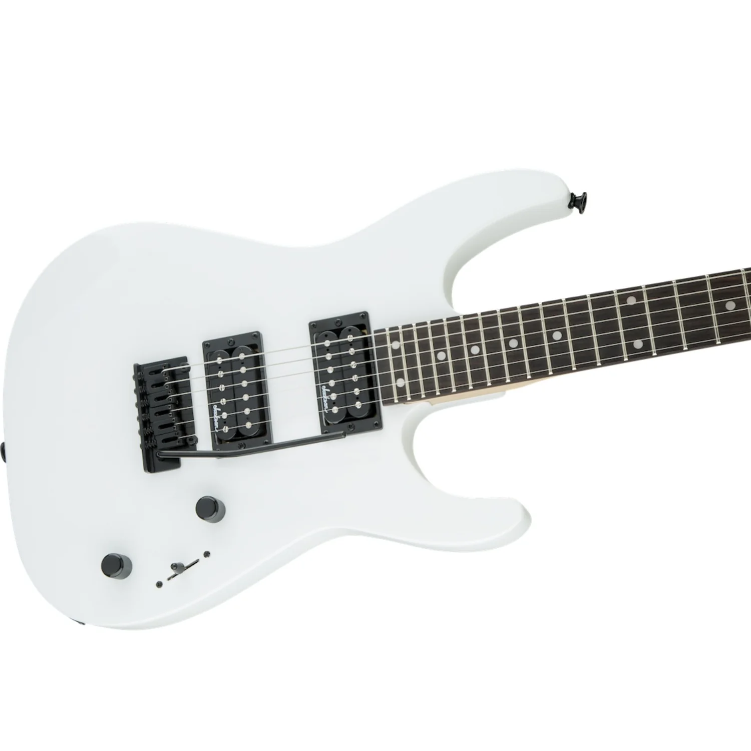 Jackson JS12 Dinky 6 String Electric Guitar - Snow White - Image 5