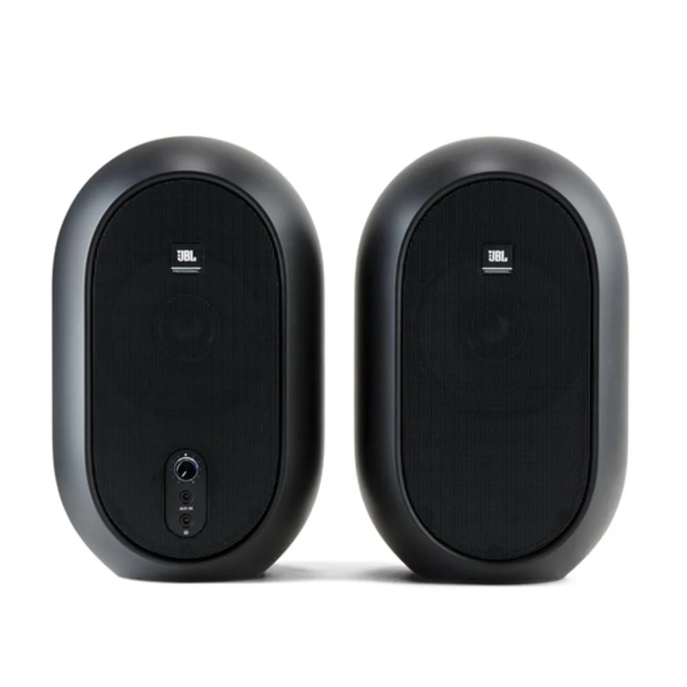 JBL 104 Compact Powered Desktop Reference Monitors Speakers - Pair - Image 2