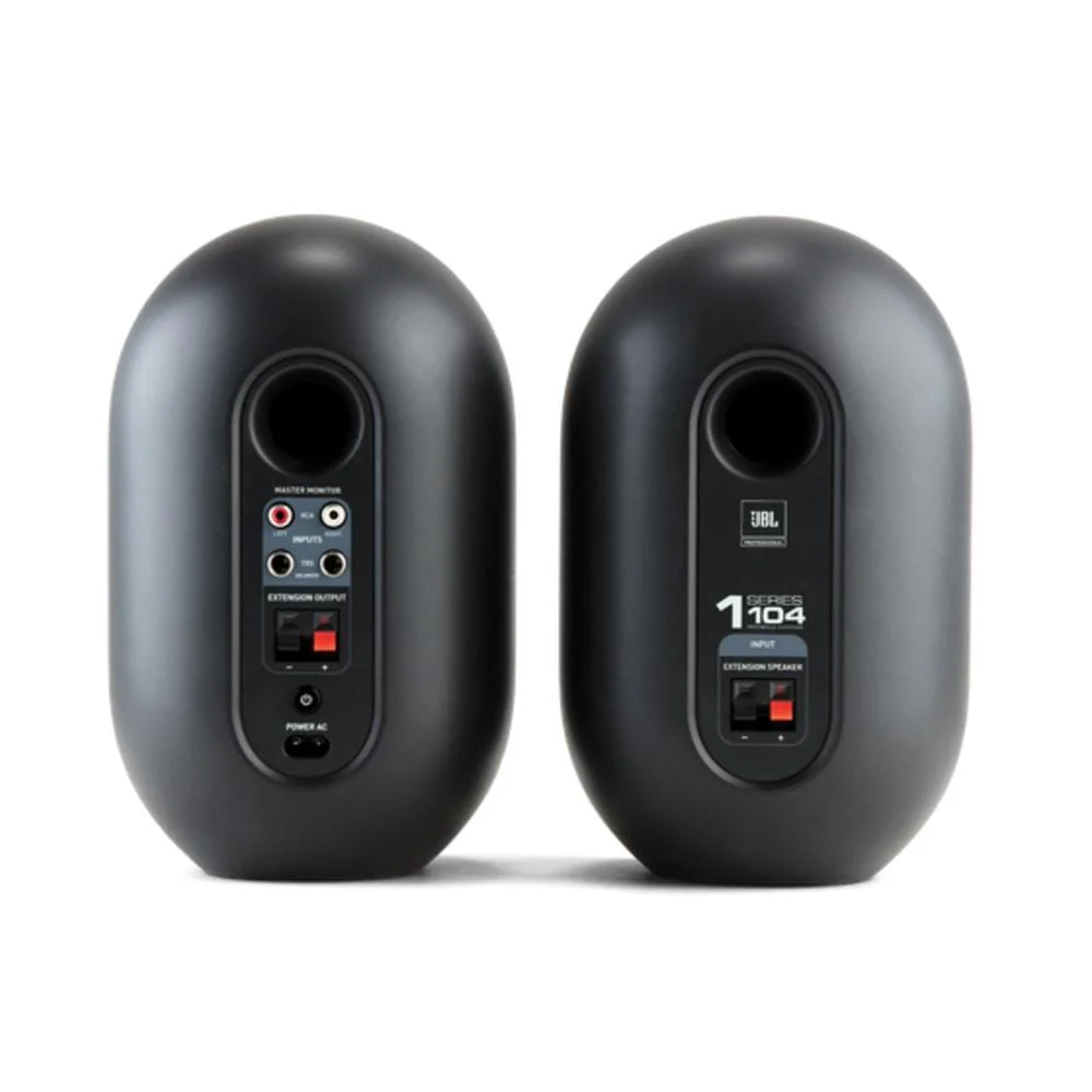 JBL 104 Compact Powered Desktop Reference Monitors Speakers - Pair - Image 3