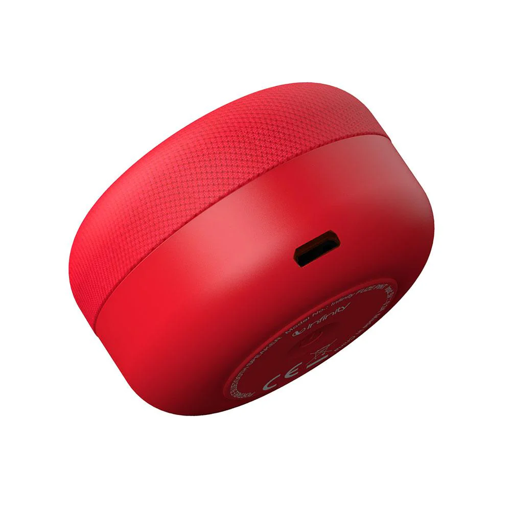 Infinity Clubz Mini Portable Bluetooth Speaker - Red - Image 2