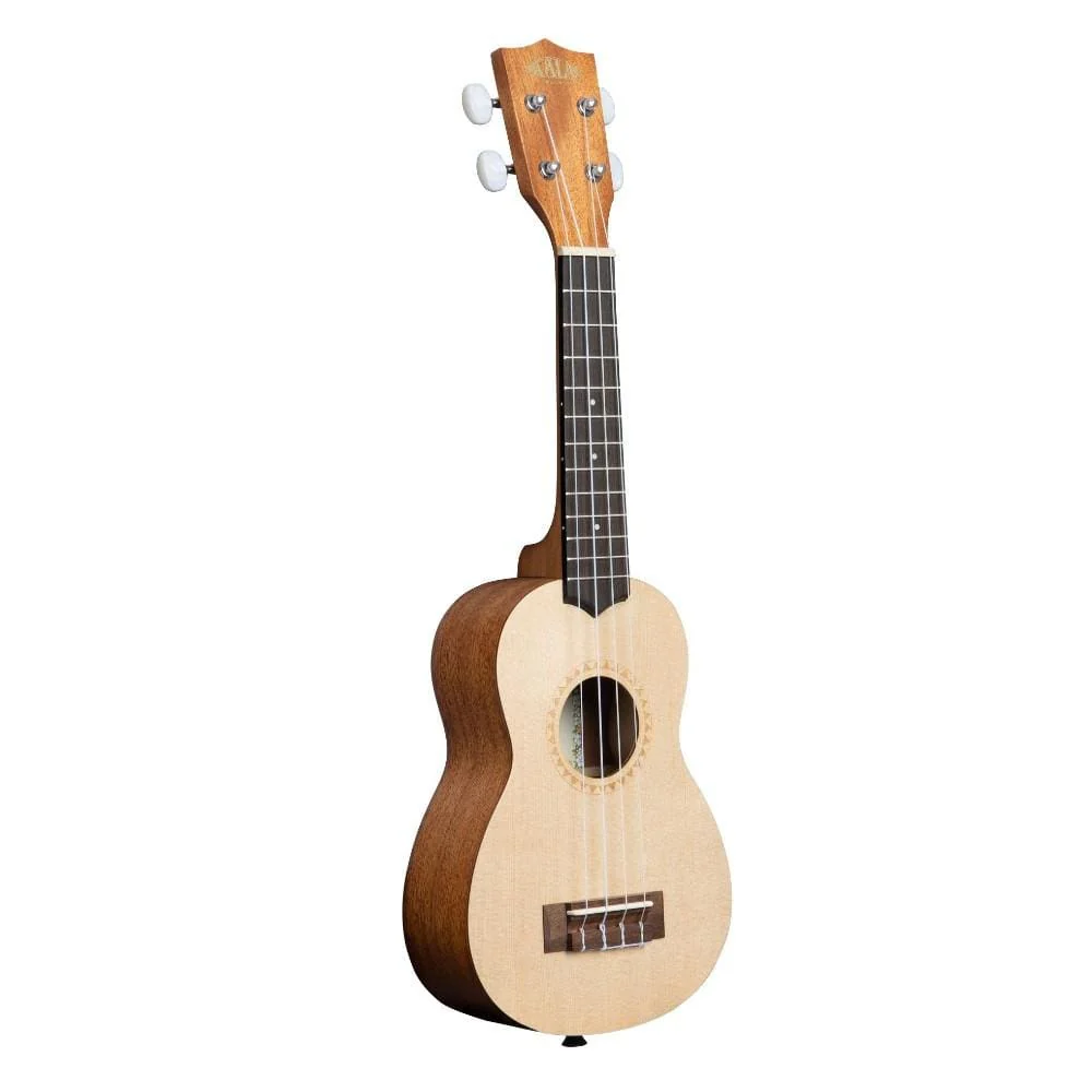 Kala KA-15S-S Satin Spruce Soprano Ukulele With Bajaao UB-S Gig Bag - Image 3