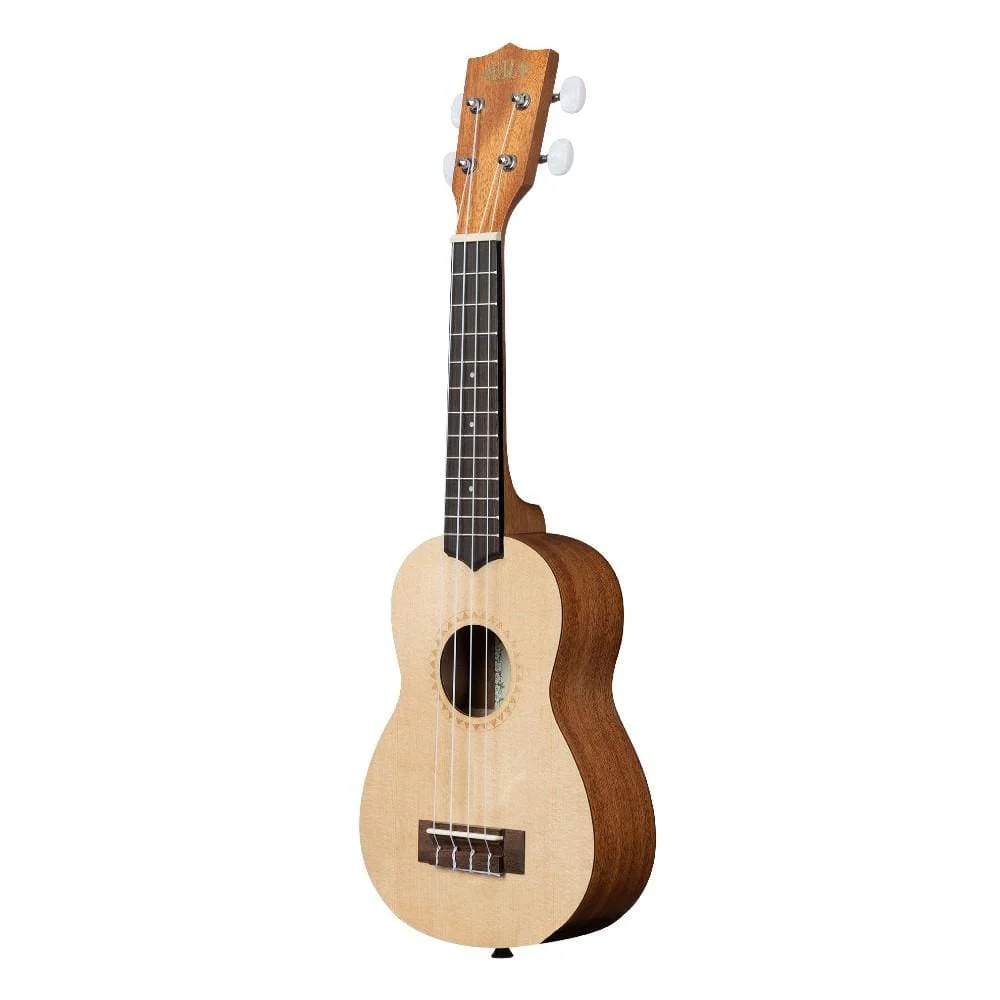 Kala KA-15S-S Satin Spruce Soprano Ukulele With Bajaao UB-S Gig Bag - Image 4