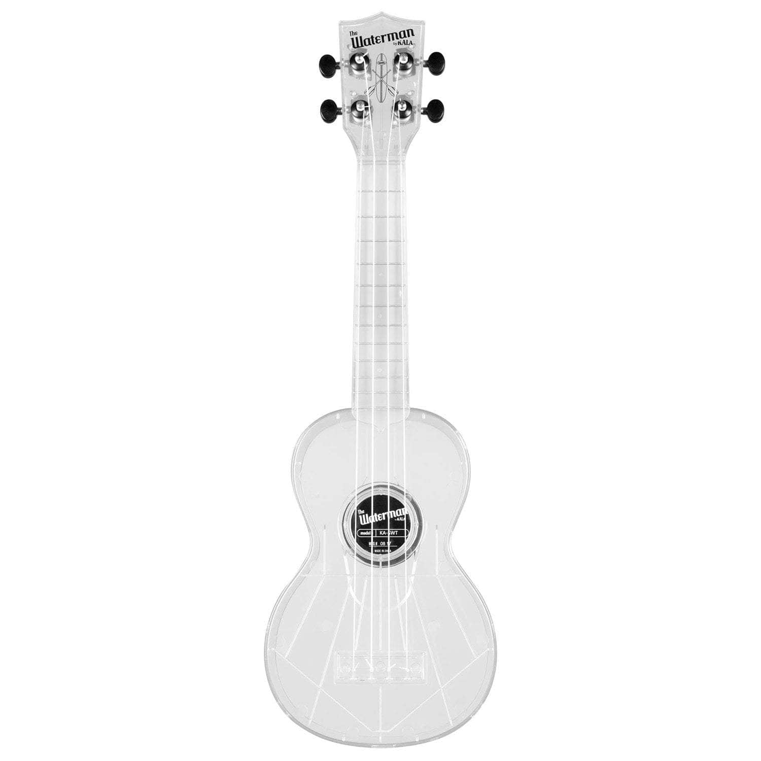 Kala KA-SWT Transparent Ice Soprano Waterman Ukulele