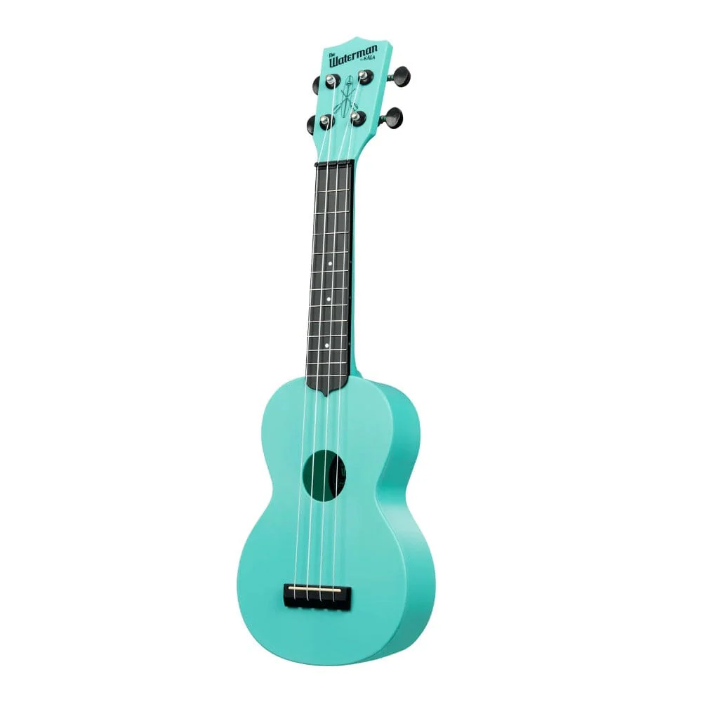 Kala KA-WMG-BL-S Glow-in-the-Dark Waterman Soprano Ukulele with Bag - Image 3