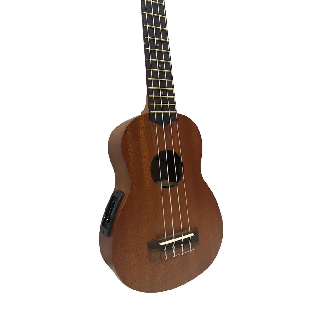 Kala MK-SE Makala Electro-Acoustic Soprano Ukulele With Bajaao UB-S Gig Bag - Image 4