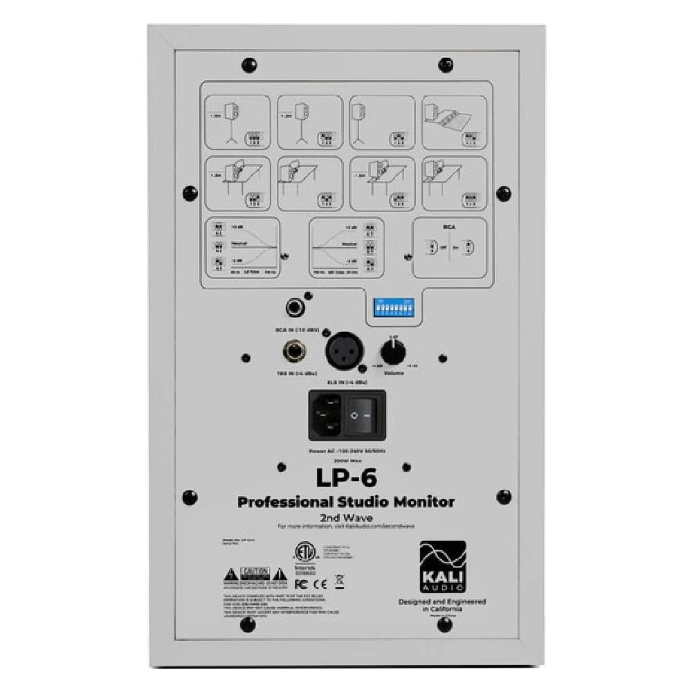 Kali Audio LP-6 2nd Wave Lone Pine Series 6.5" Active Studio Monitor - Single Unit - Image 7