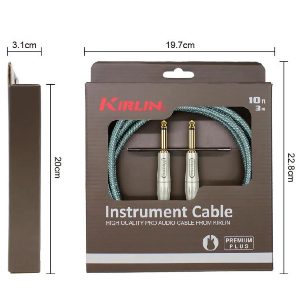Kirlin IWB-201PFG 6M Premium Plus Instrument Cable - Image 5