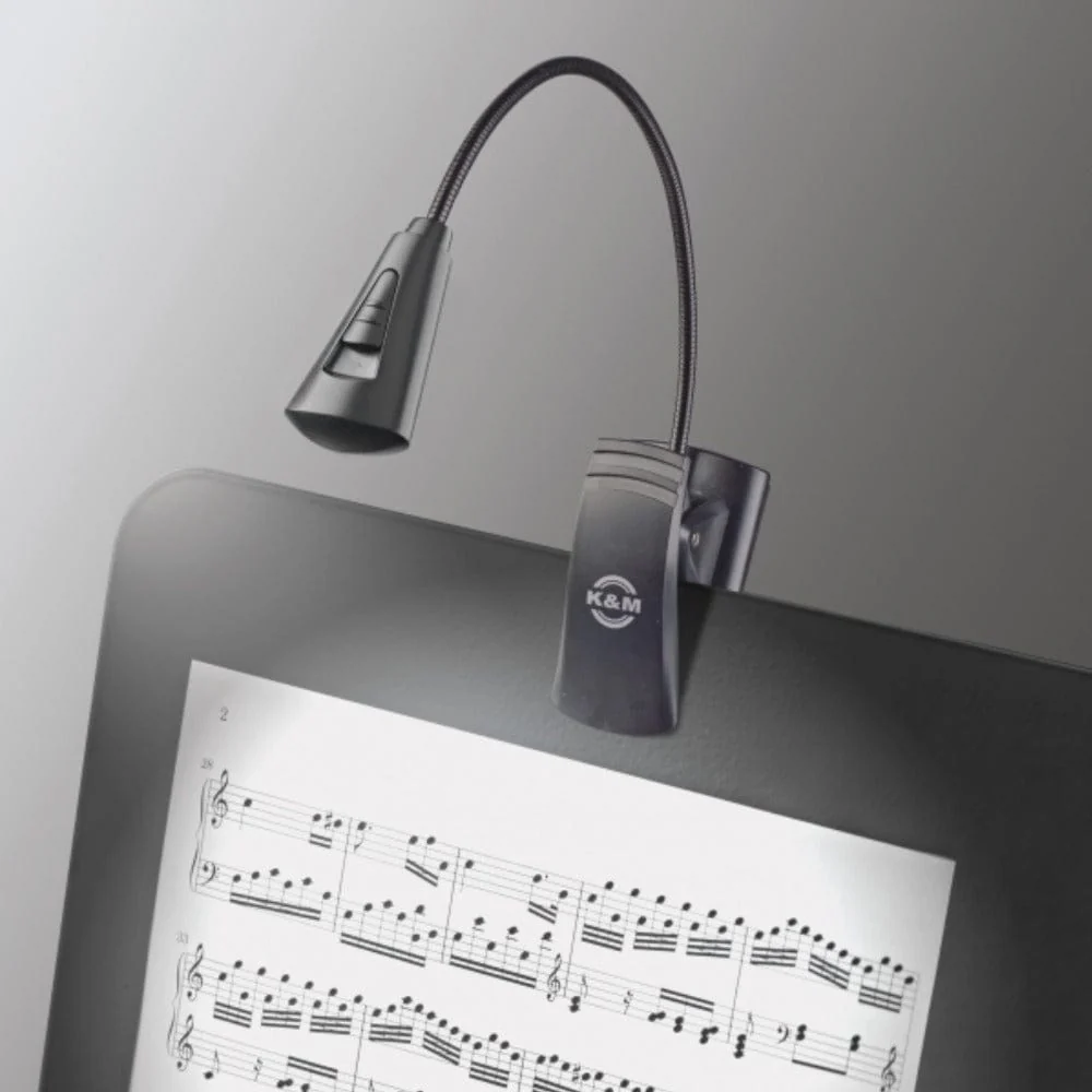 Konig & Meyer 12242 000 55 Music Stand Light with 2 LED Flexlight - Image 2