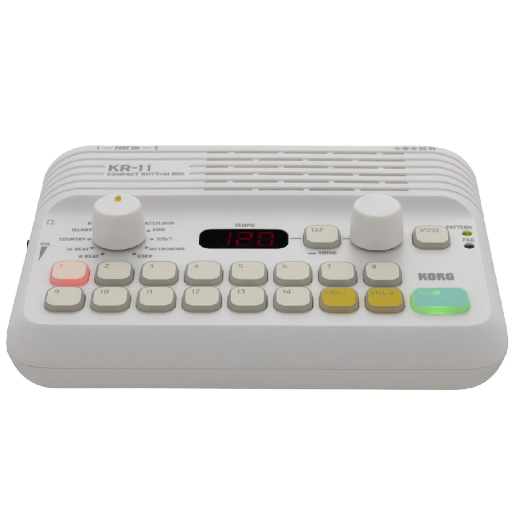 Korg KR-11 Compact Rhythm Box Electronic Drum Machine - Image 2