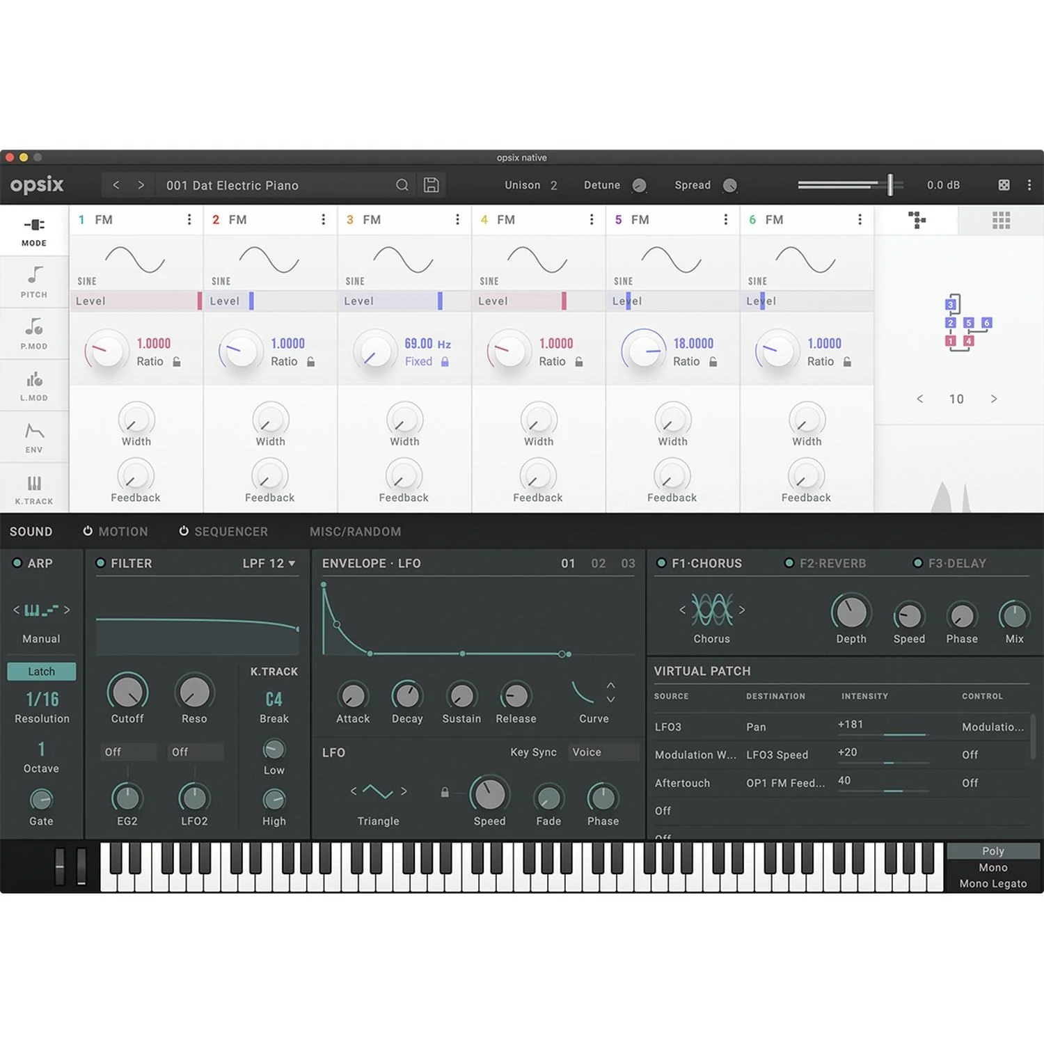 Korg Opsix 37-Keys Altered FM Synthesizer - Image 5