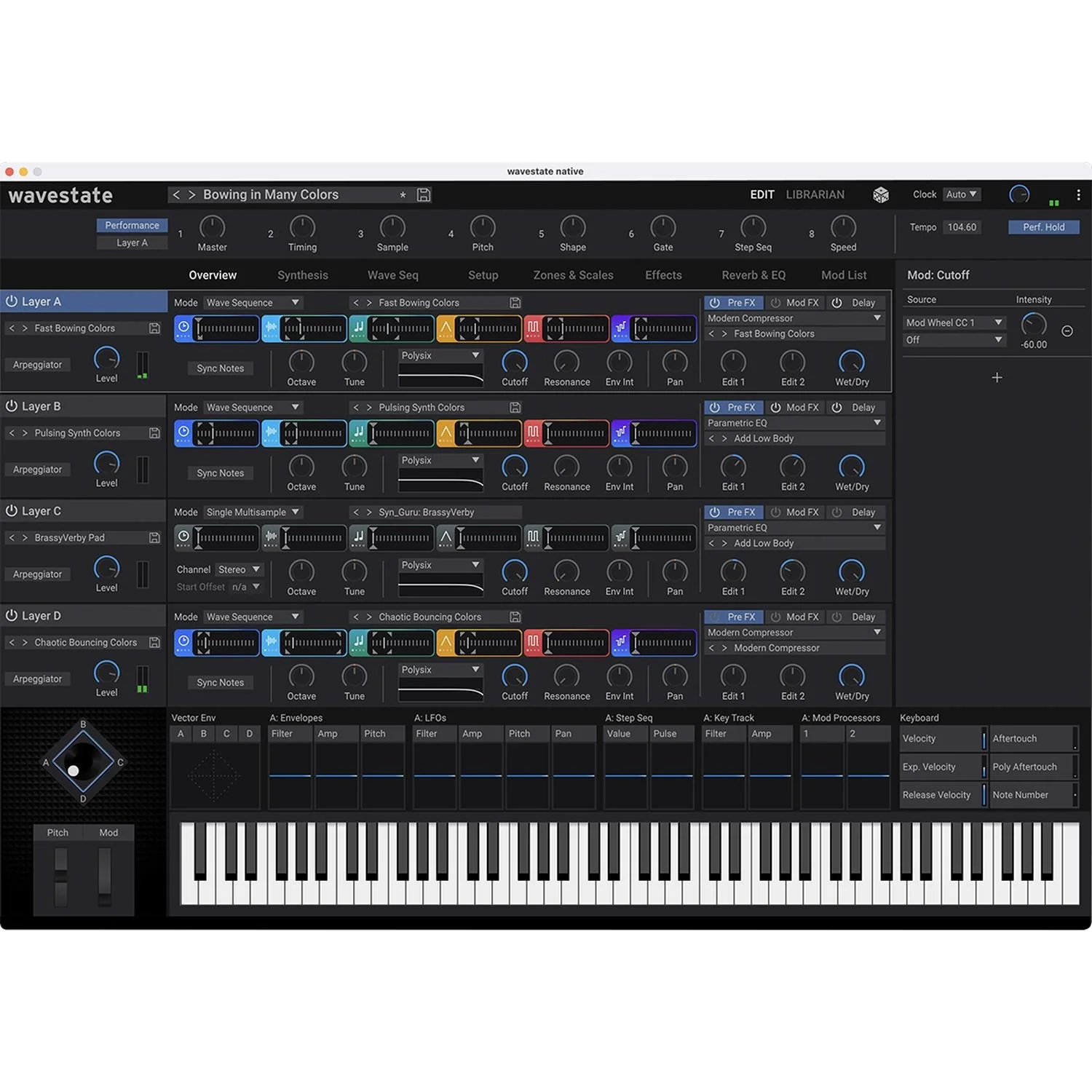 Korg Wavestate MK2 Digital Wave Sequencing Synthesizer - Image 2