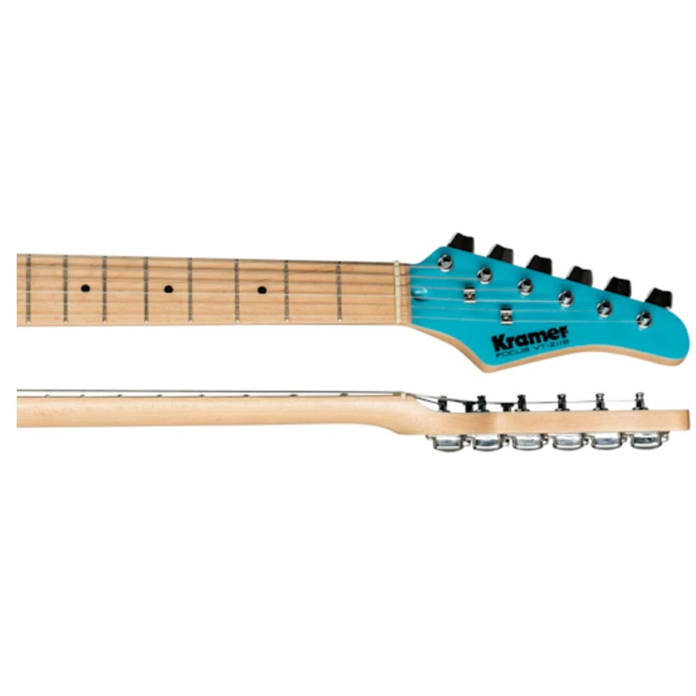 Kramer Focus VT-211S 6-Strings Electric Guitar with Gigbag, Straps, Cloth, Picks & Ebook - Image 10
