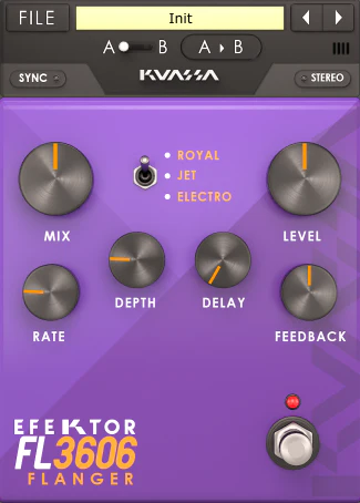 Kuassa Efektor FL3606 Flanger – Professional Audio Software & Plugin