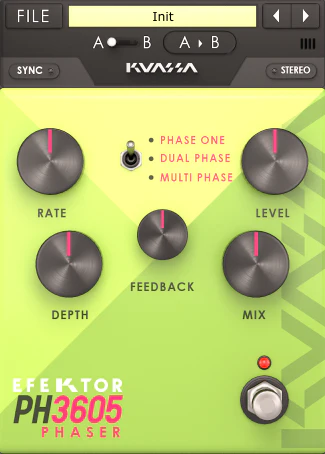 Kuassa Efektor PH3605 Phaser – Professional Audio Software & Plugin