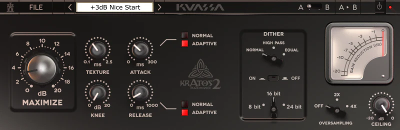 Kuassa Kratos 2 Maximizer Limiter – Professional Audio Software & Plugin