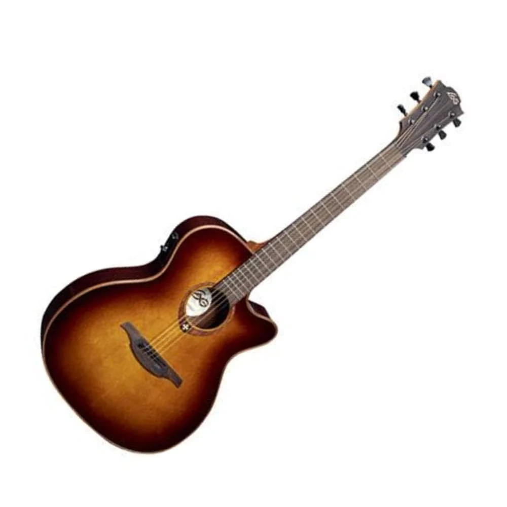 Lag Guitars Tramontane T100ACE Auditorium Acoustic-Electric Guitar - Image 2