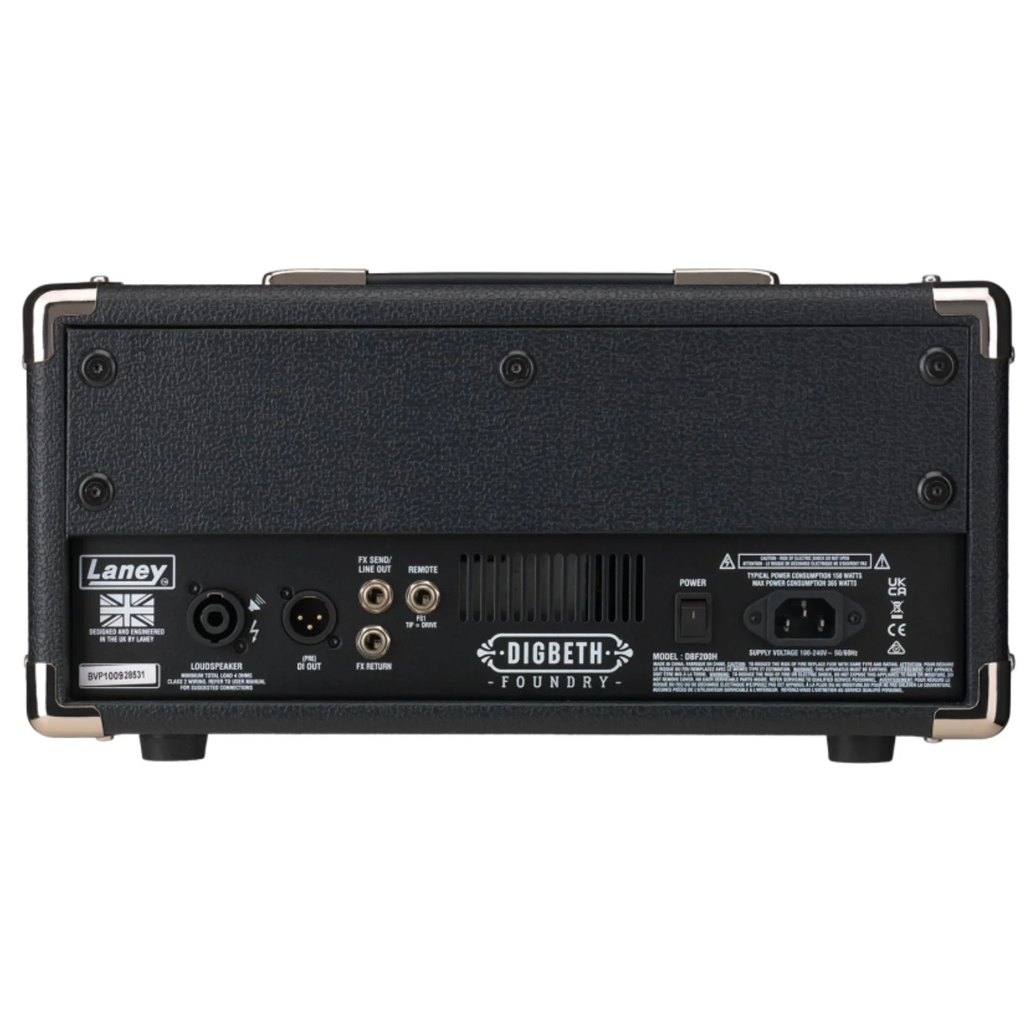 Laney DBF200H Digbeth 200W Bass Amp Head - Image 4
