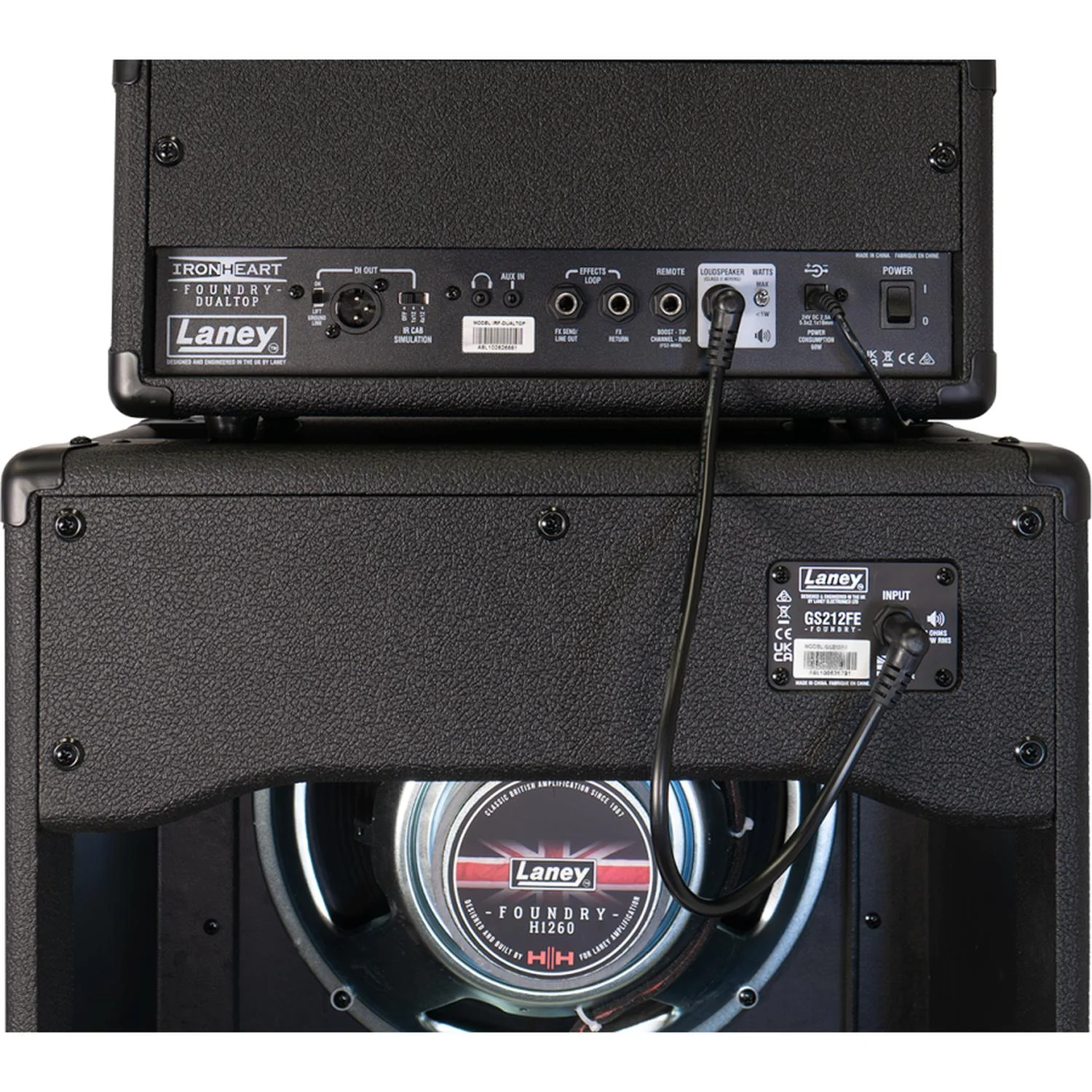 Laney IRF-DUALRIG212 60W Ironheart Guitar Amplifier - Image 4