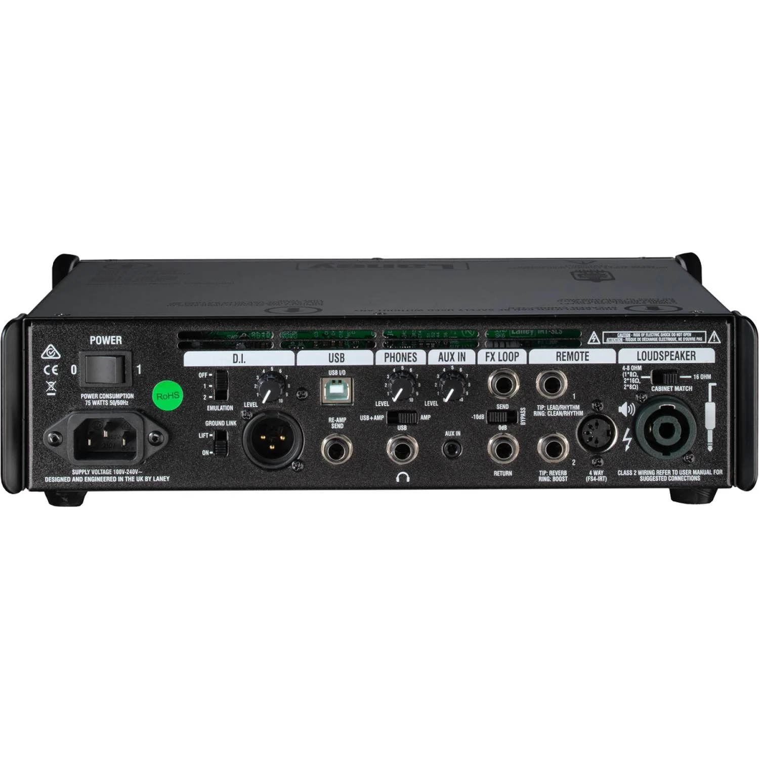 Laney IRT-SLS 300W Ironheart Guitar Amplifier Tube Head - Image 4