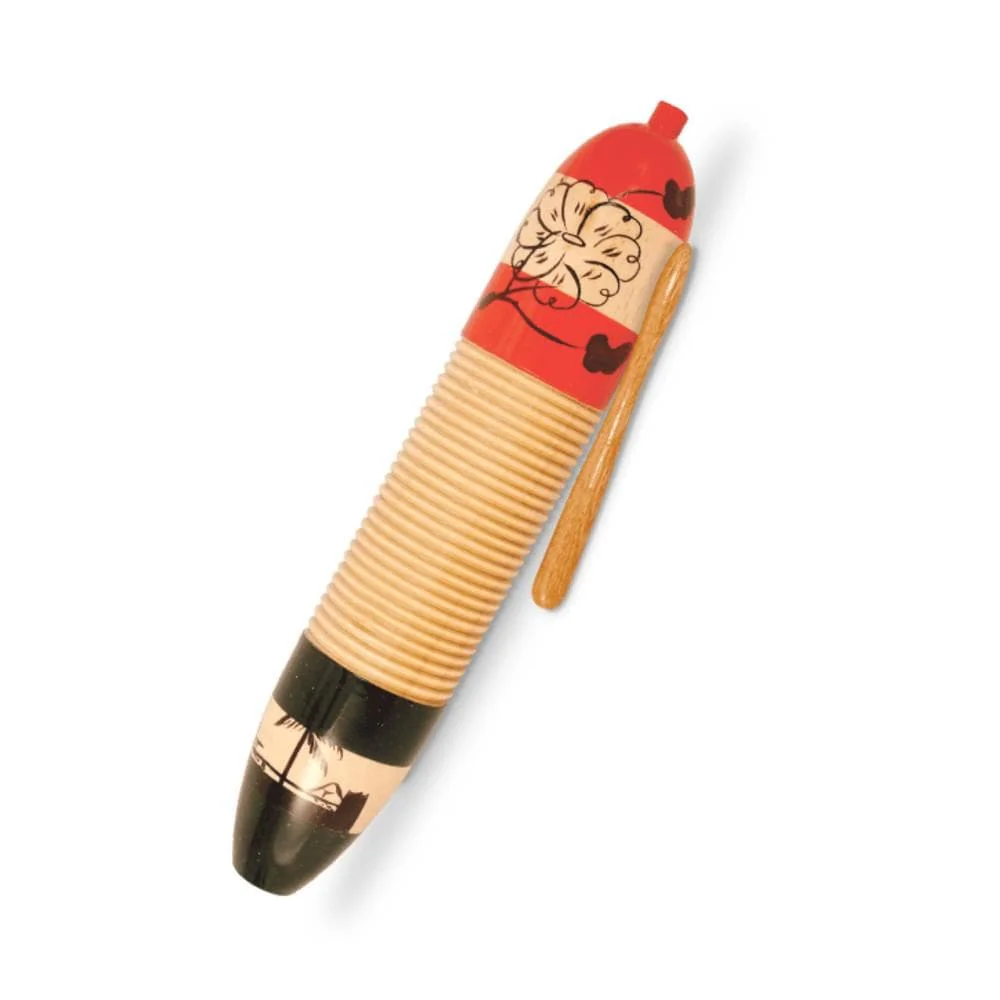 Latin Percussion CP249 Cylinder Guiro With Scraper