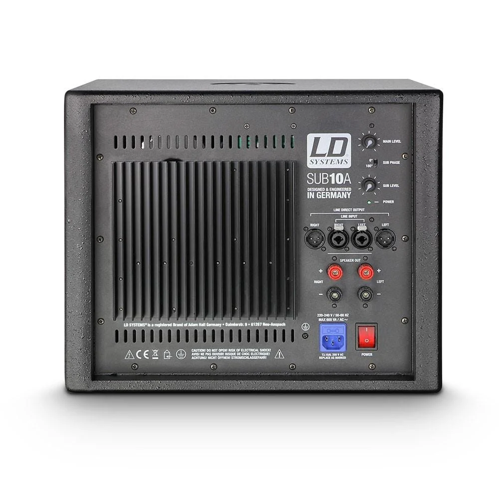 LD Systems LDSUB10A 10" Active Subwoofer - Image 3