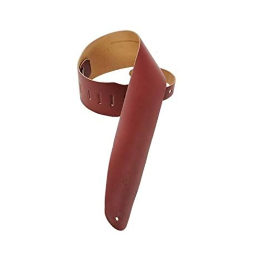 Levy's M4 Leather Guitar Strap -Walnut