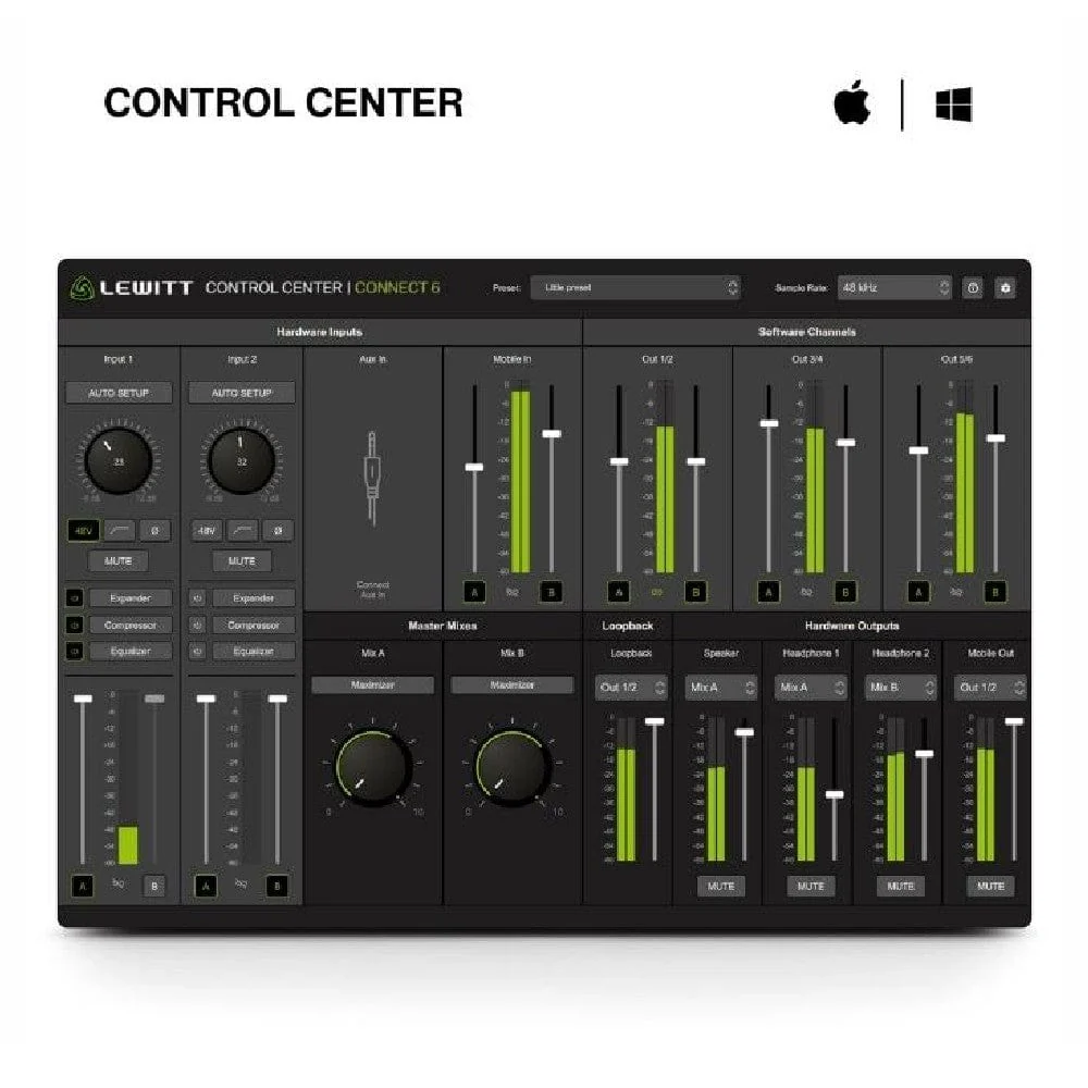 Lewitt Connect 6 6x6 Dual USB-C Audio Interface - Image 5