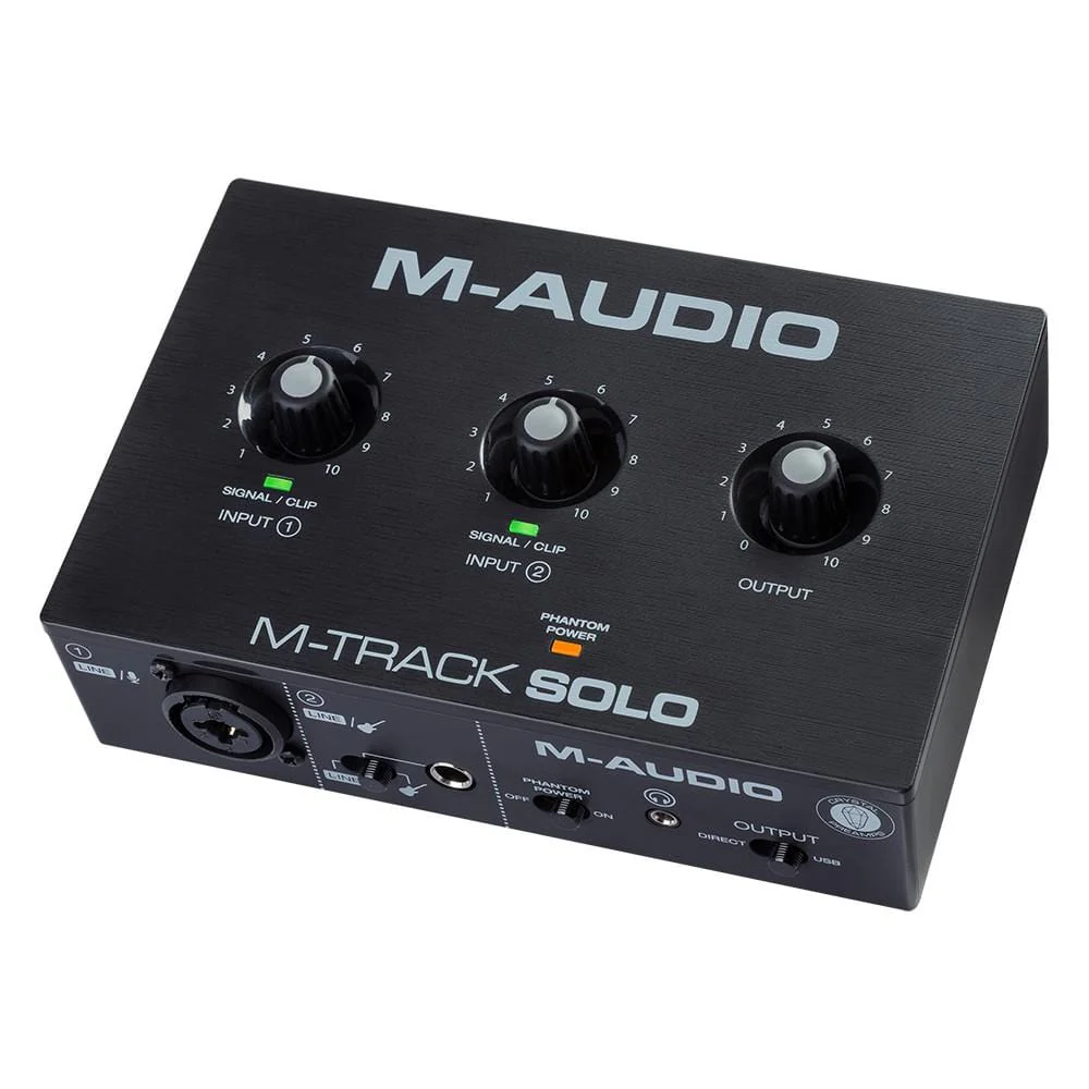 M-Audio M-Track Solo 2-Channel USB Audio Interface - Image 2
