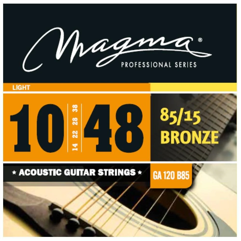 Magma Bronze 85-15 Round Wound Acoustic Guitar Strings - Image 3