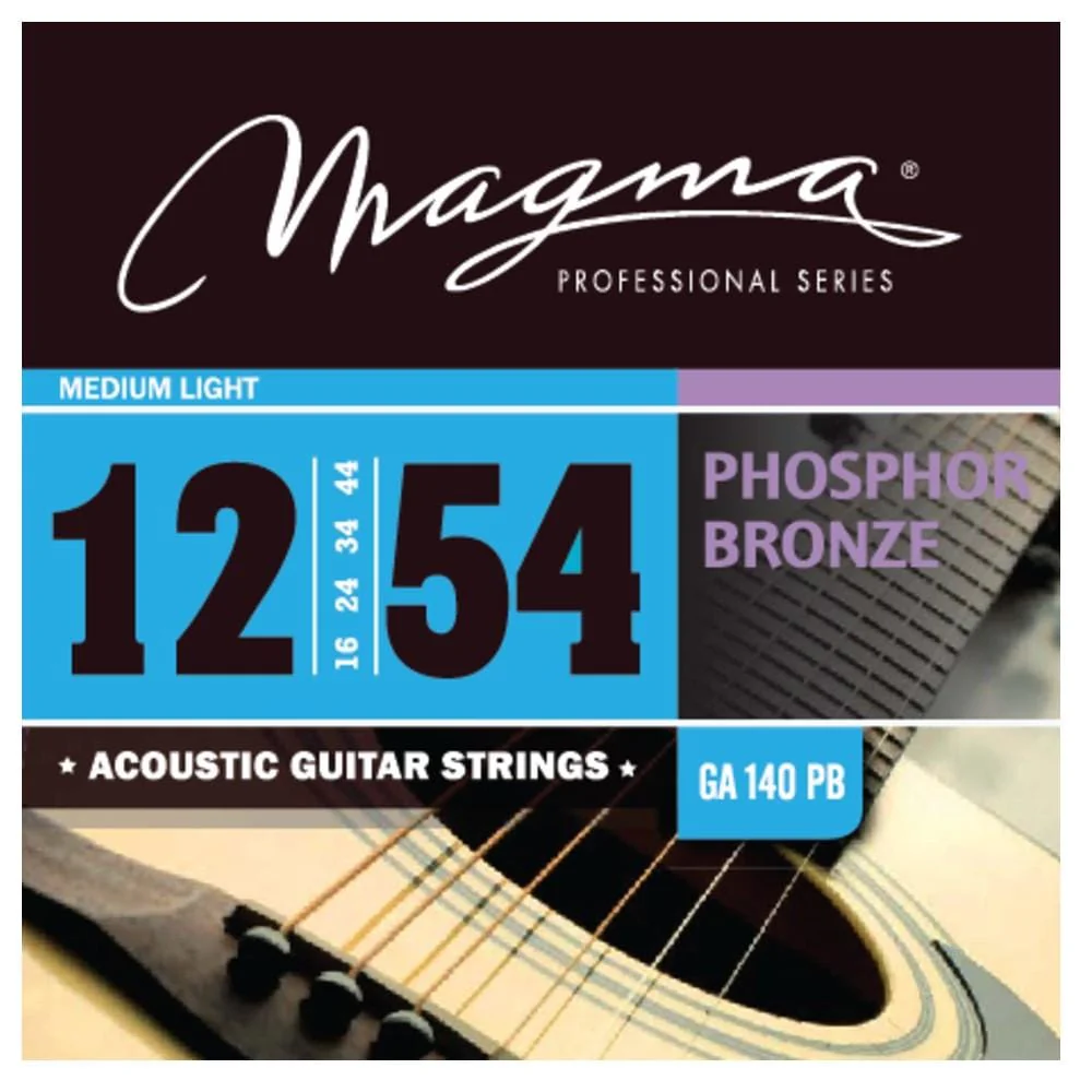 Magma Phosphor Bronze Round Wound Acoustic Guitar Strings - Image 3