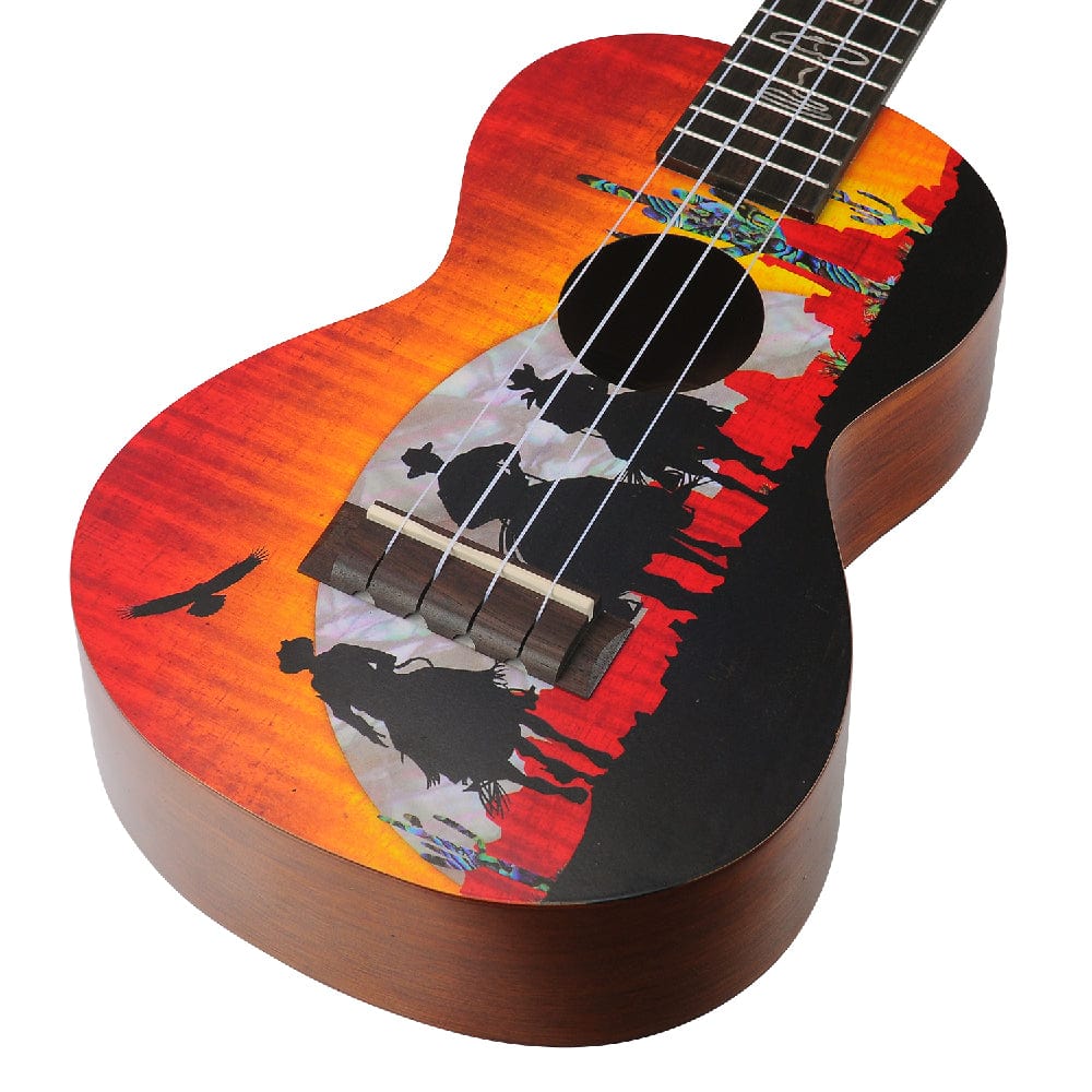 Mahalo Artist Elite Series Graphics Concert Ukulele With Bag - Image 7