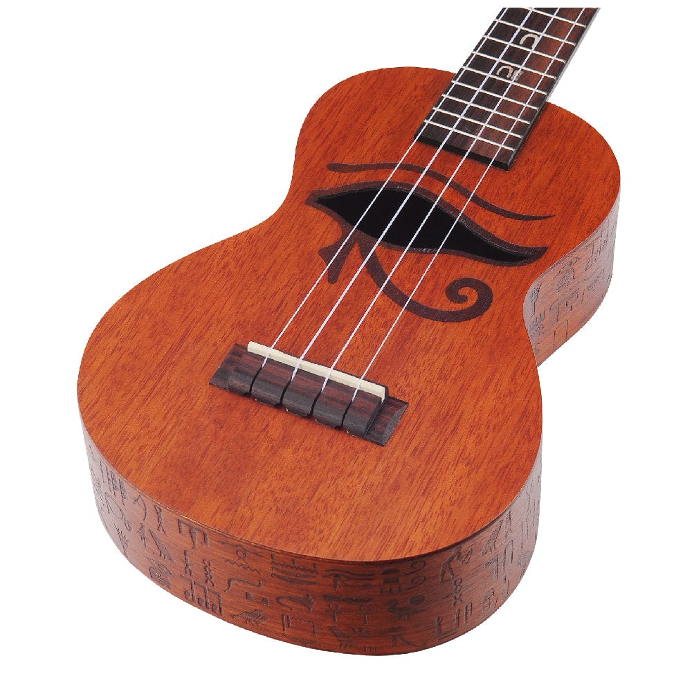 Mahalo Artist Elite Series Laser Engraved Concert Ukulele With Bag - Image 6
