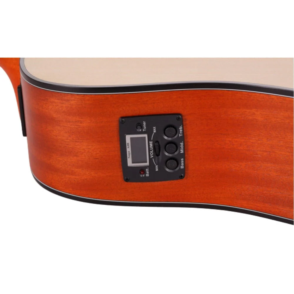 Mantic AG-370CE Dreadnought 6 String Electro Acoustic Guitar - Image 6